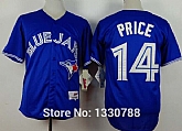 Toronto Blue Jays #14 David Price Blue Cool Base Jerseys,baseball caps,new era cap wholesale,wholesale hats